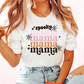 Spooky Mama Webs Mom Halloween DTF TRANSFER or UV DTF STICKER DECAL