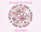 Spooky State Of Mind (Pink) Halloween DTF TRANSFER or UV DTF STICKER DECAL