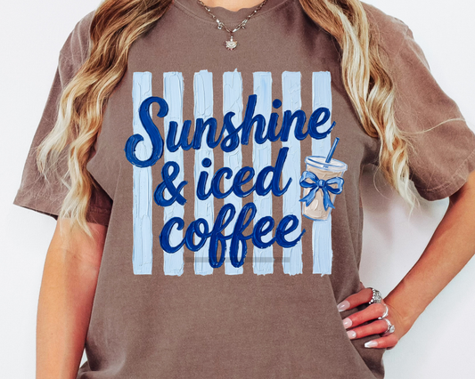 Sunshine and Coffee DTF TRANSFER or UV DTF STICKER