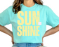 Sun Shine Distressed  DTF TRANSFER