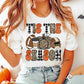 Football And Fall, Tis' The Season DTF TRANSFER or UV DTF STICKER DECAL
