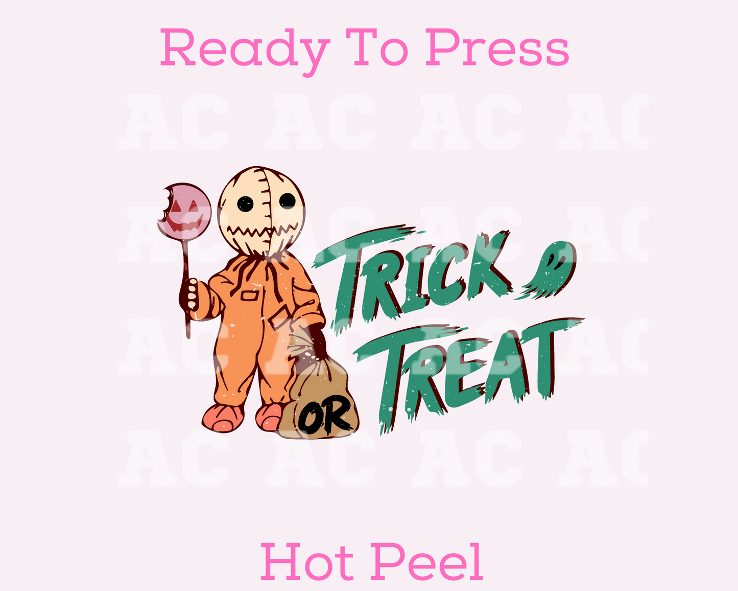 Trick Or Treater Jumpsuit DTF TRANSFER