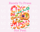 Cinco De Mayo (Multi-Color) DTF TRANSFER or Uv Dtf Sticker