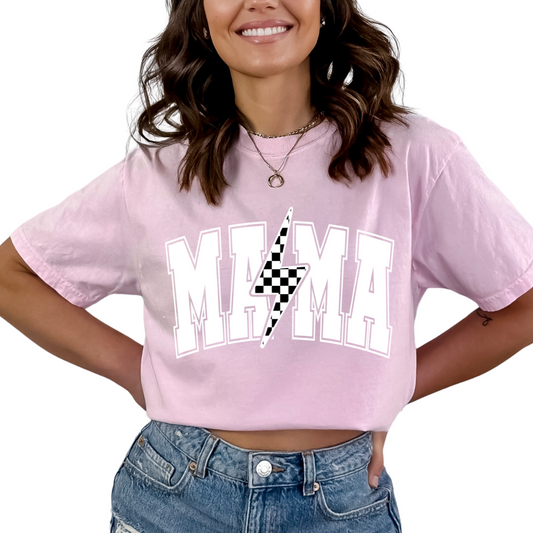 Varsity Mama (White) Mom DTF TRANSFER or UV DTF STICKER DECAL