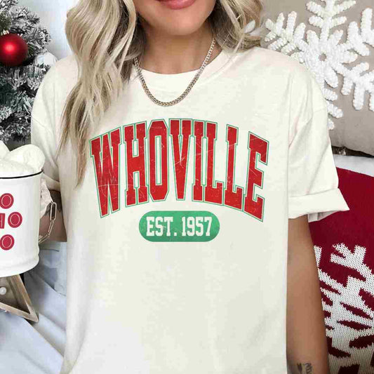 Whooooville Est. 1957 DTF TRANSFER