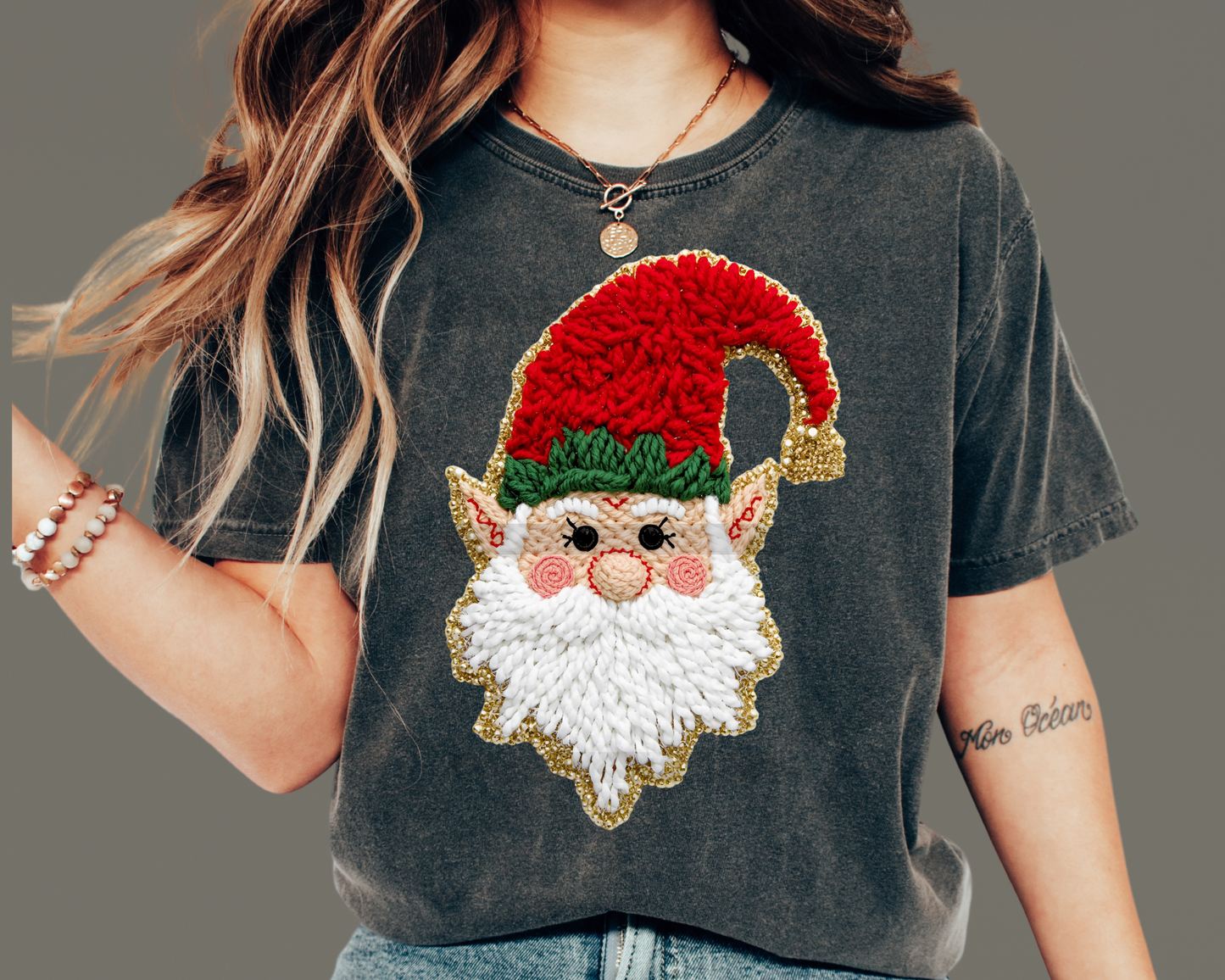 Elf Faux Texture DTF TRANSFER or UV DTF STICKER