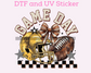 Spooky Dude Pumpkin Boy with Hat Halloween DTF TRANSFER